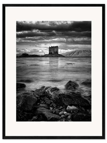 Kehystetty taidepainatus Castle Stalker, Scotland