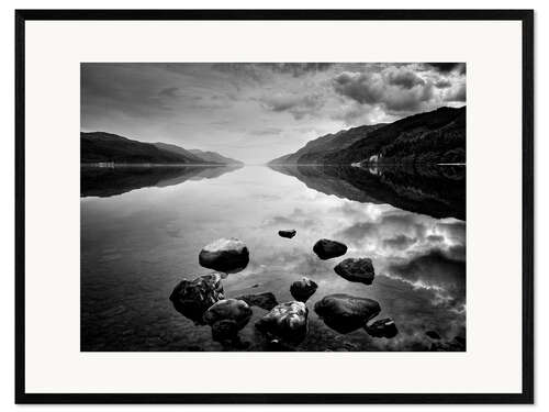 Gerahmter Kunstdruck Loch Ness, Schottland