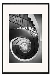 Gerahmter Kunstdruck upside down