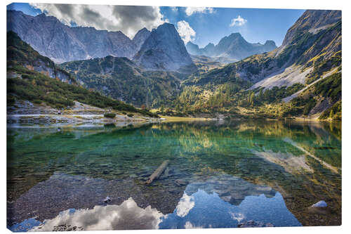 Canvastavla Seebensee at Ehrwald in Tirol, Austria