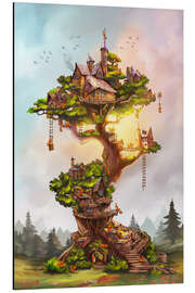 Magnettafel Eichhörnchenbaum