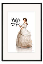 Gerahmter Kunstdruck Punk's not dead