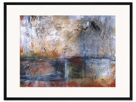 Gerahmter Kunstdruck Toskanische Wand