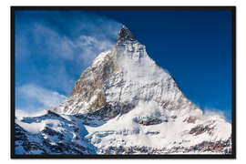 Gerahmter Kunstdruck Berg - Matterhorn