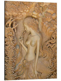 Magnettafel Mädchen mit Blume