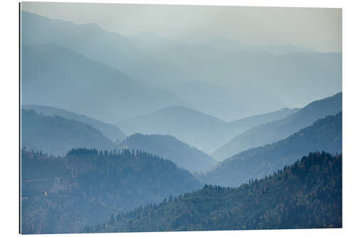 Gallery print Mountain Landscape in the Mist