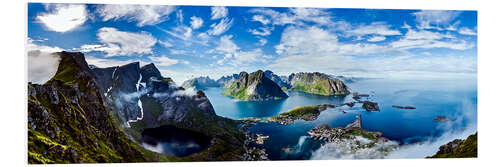 Foam board print The Lofoten Islands