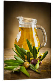 Aluminium print olive oil