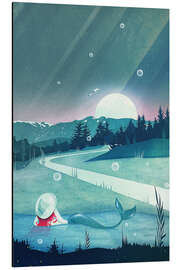 Magnettafel Der Traum einer Meerjungfrau