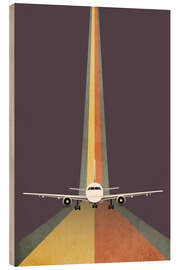 Wood print Take Off - Romina Lutz