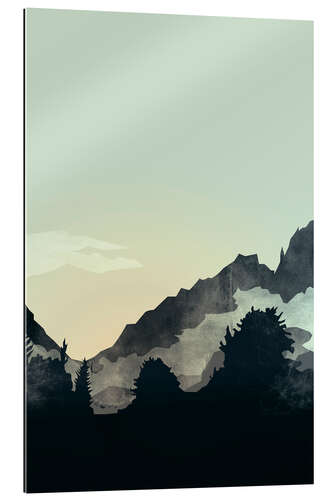 Gallery Print Misty Mountain