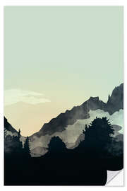 Wall sticker Misty Mountain