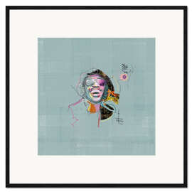 Gerahmter Kunstdruck stevie