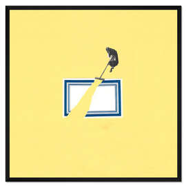 Gerahmter Kunstdruck monk