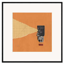Gerahmter Kunstdruck super8