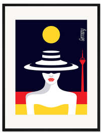 Gerahmter Kunstdruck Stilvolle Reise - Deutschland