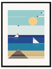 Framed art print QuietSea