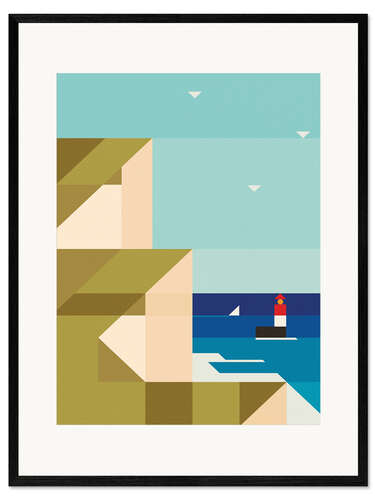 Framed art print Cliffs