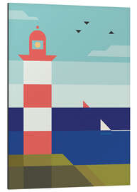 Aluminium print Lighthouse