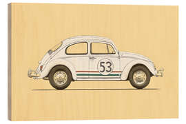 Stampa su legno Beetle