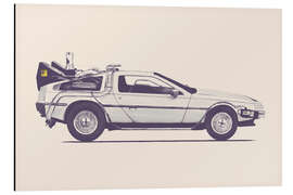 Magnettafel Delorean