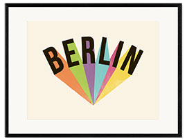 Impresión de arte enmarcada Berlín