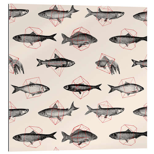 Gallery print Fishes In Geometrics