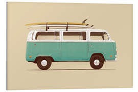 Magnettafel Blauer Van