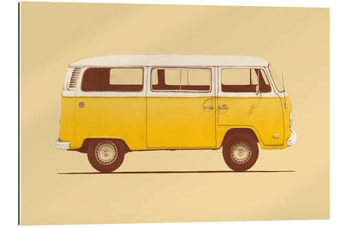 Galleriprint Yellow van