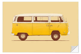 Wandsticker Yellow Van