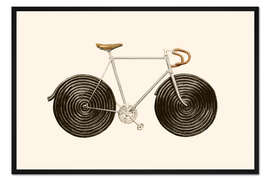 Gerahmter Kunstdruck Lakritz-Rad