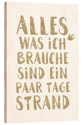 Puutaulu Days at the beach (German)