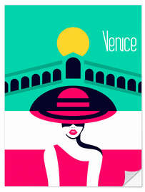 Wall sticker Stylish journey - Venice