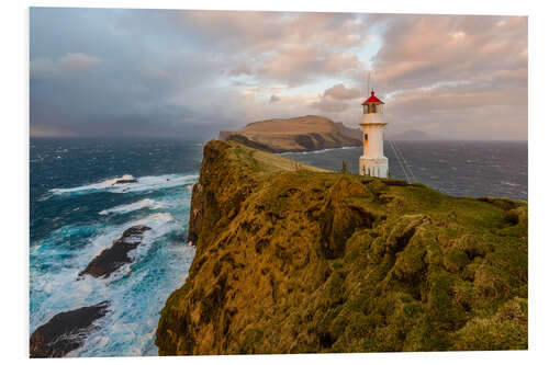 Foam board print Lighthouse in the storm