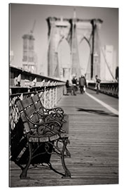 Gallery print Bench on Brooklyn Bridge