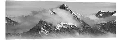 Akryylilasitaulu Mountain with Clouds