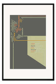 Gerahmter Kunstdruck Neue Technologie