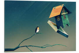 Gallery print Flying Bird House