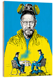 Tableau en bois Breaking bad