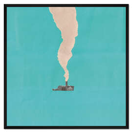 Gerahmter Kunstdruck Hausrauch