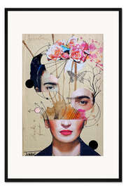 Gerahmter Kunstdruck Frida Kahlo für Anfänger