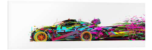 Foam board print toyota supra