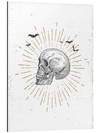 Tableau en aluminium Skull illustration