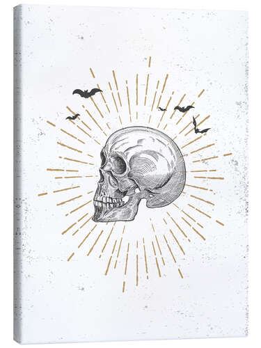 Stampa su tela Skull illustration