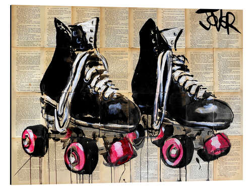 Aluminiumsbilde Roller skates