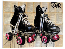 Aluminium print Roller skates