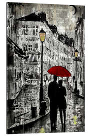 Gallery print The rainy promenade