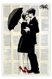 Poster Tanz im Regen