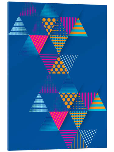 Acrylic print Geometry Graphic Art