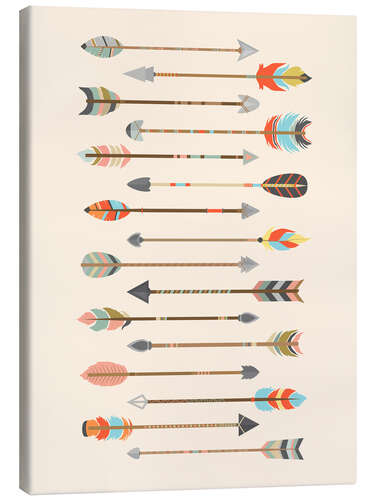 Canvas print Arrow illustration